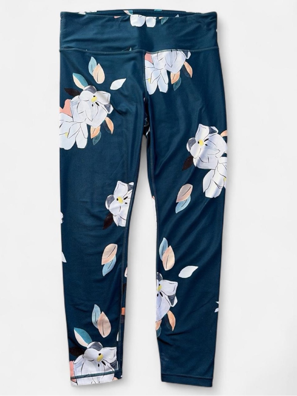 Athleta Aqua Floral Print Women’s Leggings